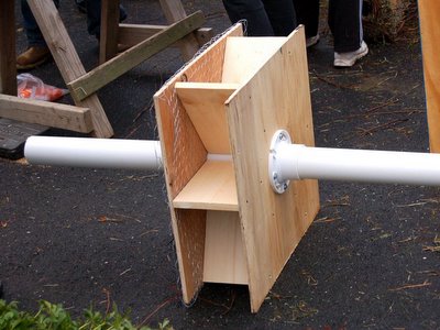 Quaker Parrot Nest Construction, Fairfield, Connecticut, January 7, 2004